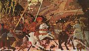 Paolo Ucello Niccolo Mauruzi da Tolentino at The Battle of San Romano oil painting artist